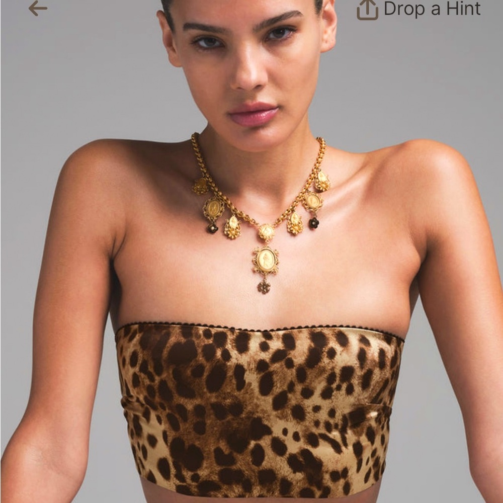 NWT Dolce&Gabbana x Skims Silk Bandeau (M)